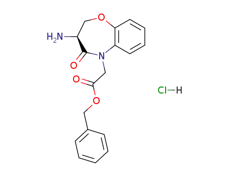 benzyl 2-[(3S)-3-amino-4-oxo-2,3,4,5-tetrahydro-5H-1,5-benzoxazepin-5-yl]-ethanoate hydrochloride
