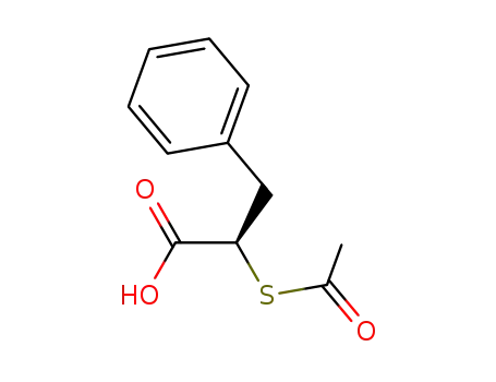 Molecular Structure of 57359-76-9 (2(R)-ACETYLTHIO-BENZENEPROPANOIC ACID)