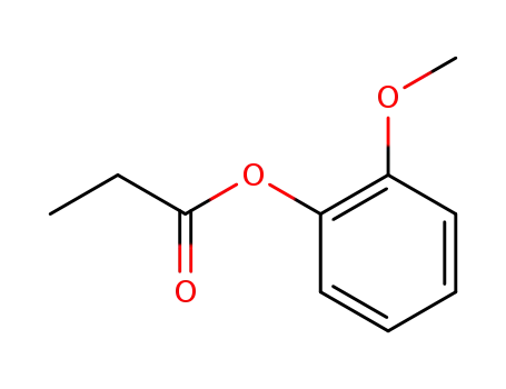Molecular Structure of 7598-60-9 (2-methoxyphenyl propanoate)