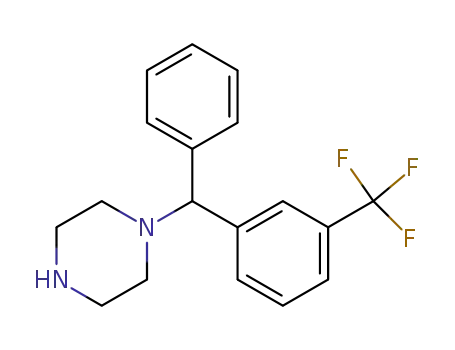 1-(PHENYL[3-(TRIFLUOROMETHYL)PHENYL]METHYL)PIPERAZINE