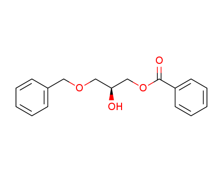 Molecular Structure of 167076-54-2 (1,2-Propanediol, 3-(phenylmethoxy)-, 1-benzoate, (2S)-)