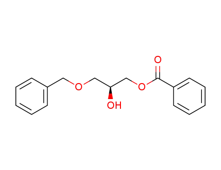 Molecular Structure of 167076-54-2 (1,2-Propanediol, 3-(phenylmethoxy)-, 1-benzoate, (2S)-)