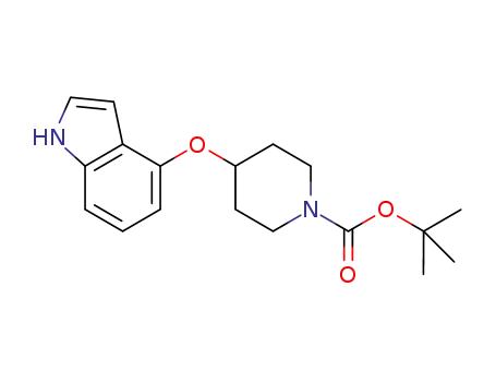 1,1-dimethylethyl 4-(1H-indol-4-
yloxy)-1-piperidinecarboxylate