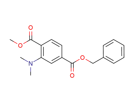 4-benzyl 1-methyl 2-(dimethylamino)terephthalate