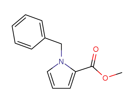 Molecular Structure of 18159-23-4 (methyl 1-benzyl-1H-pyrrole-2-carboxylate)