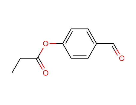 Molecular Structure of 50262-48-1 (4-PROPIONYLOXYBENZALDEHYDE)