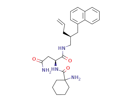 (2S)-N-[(2S)-2-(naphthylmethyl)pent-4-enyl]-2-[(aminocyclohexyl)carbonylamino]-3-carbamoylpropanamide