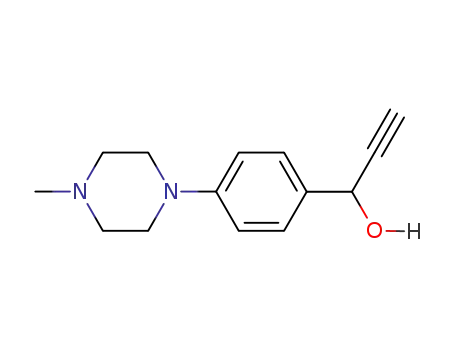 Benzenemethanol, a-ethynyl-4-(4-methyl-1-piperazinyl)-