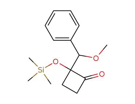 2-[Methoxy(phenyl)methyl]-2-[(trimethylsilyl)oxy]cyclobutan-1-one