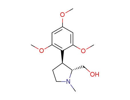 (-)-trans-[1-methyl-3-(2,4,6-trimethoxyphenyl)pyrrolidin-2-yl]methanol