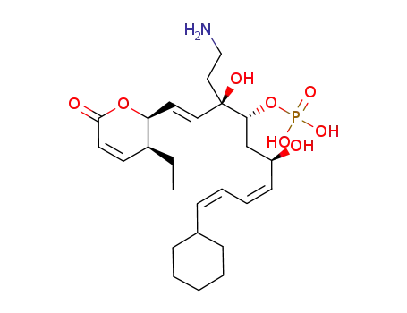 2H-Pyran-2-one, 6-(3-(2-aminoethyl)-10-cyclohexyl-3,6-dihydroxy-4-(phosphonooxy)-1,7,9-decatrienyl)-5-ethyl-5,6-dihydro-