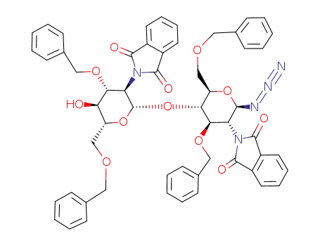 O-(3,6-di-O-benzyl-2-deoxy-2-phthalimido-β-D-glucopyranosyl)-(1->4)-3,6-di-O-benzyl-2-deoxy-2-phthalimido-β-D-glucopyranosyl azide
