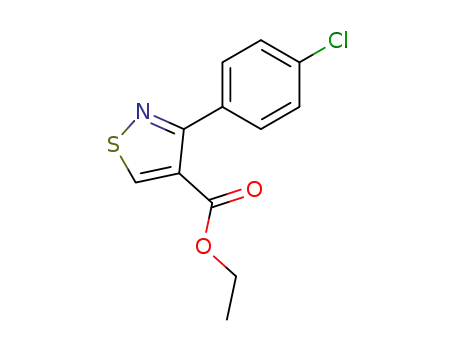ethyl 3-(4-chlorophenyl)-1,2-thiazole-4-carboxylate