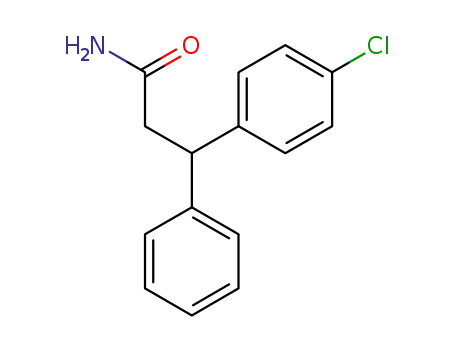 3-(4-chlorophenyl)-3-phenylpropionamide