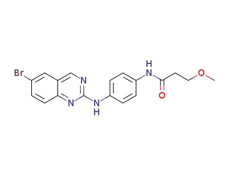 N-(4-(6-bromoquinazolin-2-ylamino)phenyl)-3-methoxypropanamide