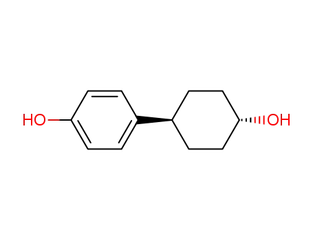 Molecular Structure of 65132-43-6 (P-(TRANS-4-HYDROXYCYCLOHEXYL)PHENOL)