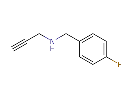 Molecular Structure of 892596-78-0 (N-(4-fluorobenzyl)prop-2-yn-1-amine)