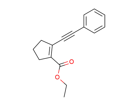 Ethyl 2-(phenylethynyl)cyclopent-1-ene-1-carboxylate