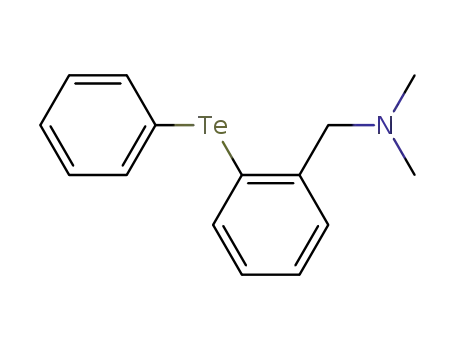 Molecular Structure of 157067-91-9 (Benzenemethanamine, N,N-dimethyl-2-(phenyltelluro)-)