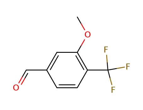 Molecular Structure of 945003-38-3 (3-Methoxy-4-(trifluoromethyl)benzaldehyde)