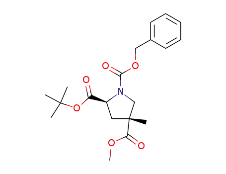 (2S,4R)-1-benzyloxycarbonyl-2-tert-butoxycarbonyl-4-methoxycarbonyl-4-methylpyrrolidine