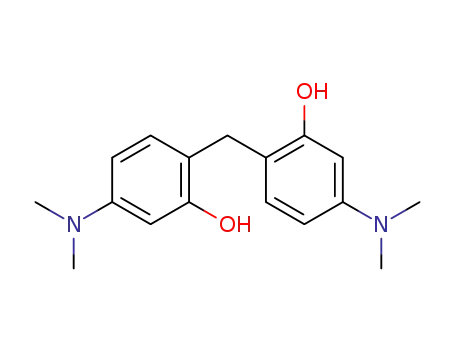 Molecular Structure of 63468-95-1 (2,2'-Methylenebis[5-(dimethylamino)phenol])