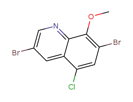 3,7-DibroMo-5-클로로-8-메톡시퀴놀린