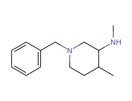 (3S,4S)-1-Benzyl-N,4-dimethylpiperidin-3-amine (3R,4R)-rel-N,4-Dimethyl-1-(phenylmethyl)-3-Piperidinamine cis-1-Benzyl-N,4-diMethylpiperidin-3-aMine 477600-69-4 98% min