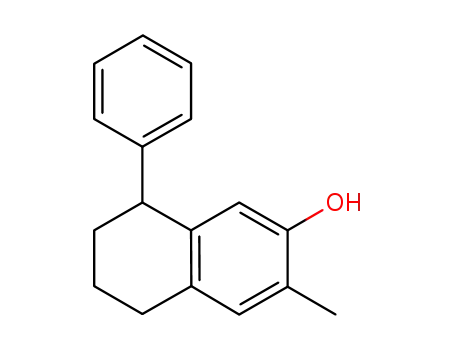Molecular Structure of 478010-82-1 (2-Naphthalenol, 5,6,7,8-tetrahydro-3-methyl-8-phenyl-)