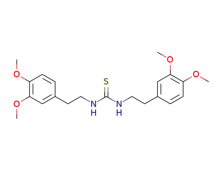 Molecular Structure of 96058-68-3 (N,N'-bis[2-(3,4-dimethoxyphenyl)ethyl]thiourea)