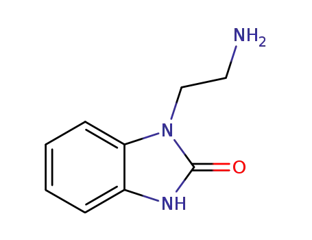 Molecular Structure of 64928-88-7 (2H-Benzimidazol-2-one,1-(2-aminoethyl)-1,3-dihydro-(9CI))