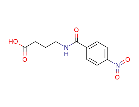 Molecular Structure of 22433-20-1 (4-[(4-nitrobenzoyl)amino]butanoic acid)