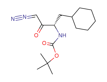 (S)-2-tert-butyl 1-cyclohexyl-4-diazo-3-oxobutan-2-ylcarbamate