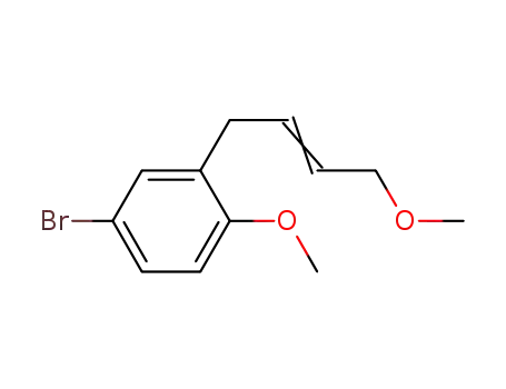 4-methoxy-3-(4-methoxy-2-butenyl)-bromobenzene