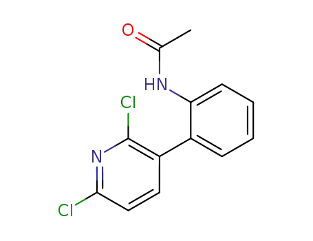 N-[2-(2,6-dichloro-3-pyridinyl)phenyl]acetamide