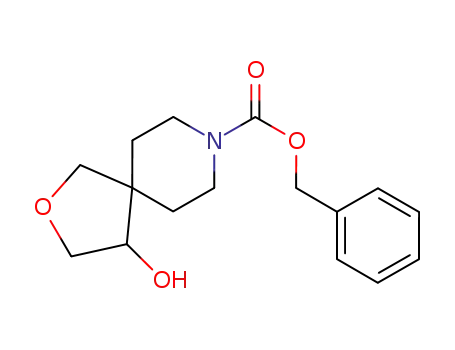 4-hydroxy-2-oxa-8-aza-spiro[4.5]decane-8-carboxylic acid benzyl ester