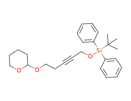 2H-Pyran,
2-[[5-[[(1,1-dimethylethyl)diphenylsilyl]oxy]-3-pentyn-1-yl]oxy]tetrahydro-