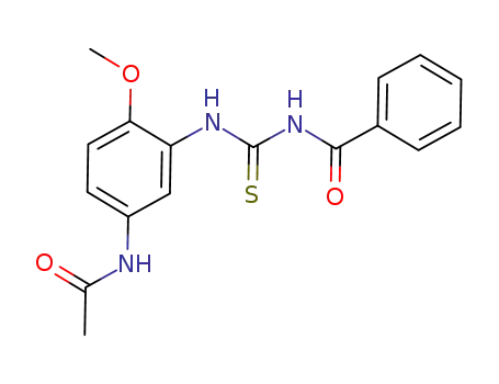 N-[3-(3-benzoyl-thioureido)-4-methoxy-phenyl]-acetamide