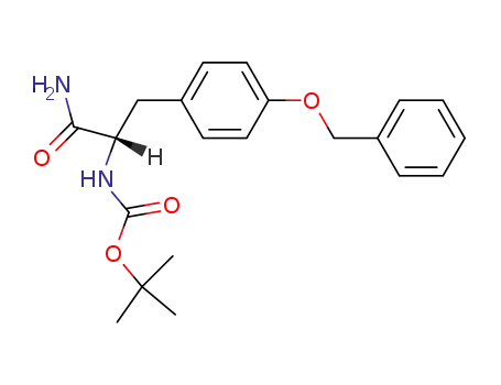 Molecular Structure of 35229-21-1 (Boc-Tyr(Bzl)-NH<sub>2</sub>)