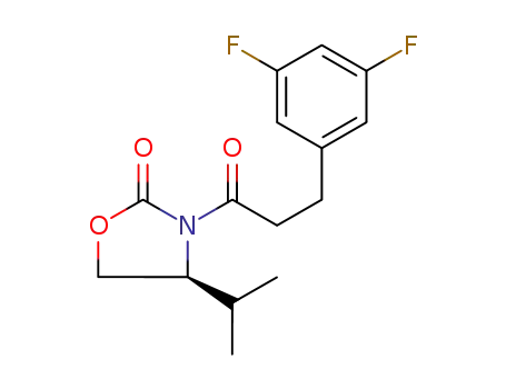 2-Oxazolidinone,
3-[3-(3,5-difluorophenyl)-1-oxopropyl]-4-(1-methylethyl)-, (4S)-