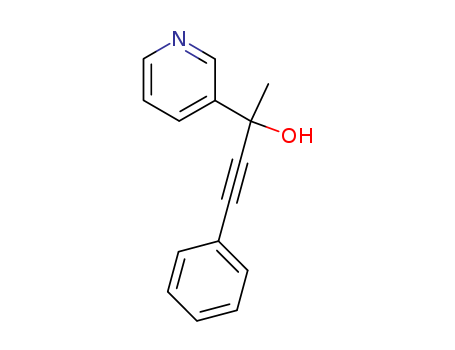 rac-4-phenyl-2-pyridin-3-yl-but-3-yn-2-ol