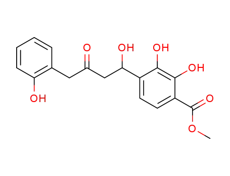 2,3-dihydroxy-4-[1-hydroxy-4-(2-hydroxy-phenyl)-3-oxo-butyl]-benzoic acid methyl ester