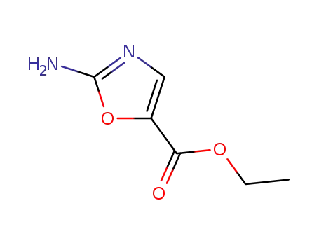 Molecular Structure of 113853-16-0 (2-AMINO-OXAZOLE-5-CARBOXYLIC ACID ETHYL ESTER)