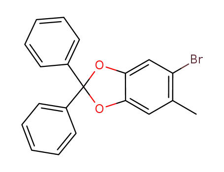 1,3-Benzodioxole, 5-bromo-6-methyl-2,2-diphenyl-