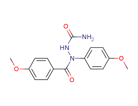 Benzoic acid, 4-methoxy-,
2-(aminocarbonyl)-1-(4-methoxyphenyl)hydrazide