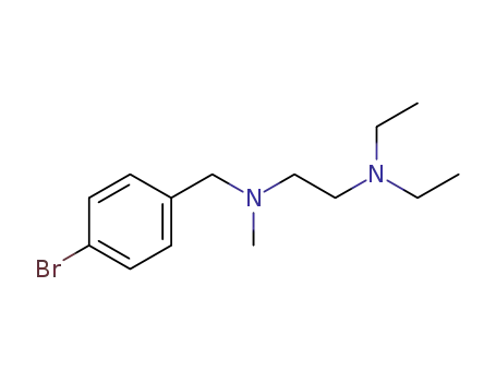 Molecular Structure of 415971-22-1 (N-(4-bromo-benzyl)-N',N'-diethyl-N-methyl-ethane-1,2-diamine)