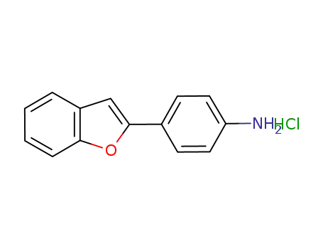Benzenamine, 4-(2-benzofuranyl)-, hydrochloride