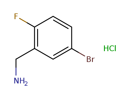 5-Bromo-2-fluorobenzyl amine HCl