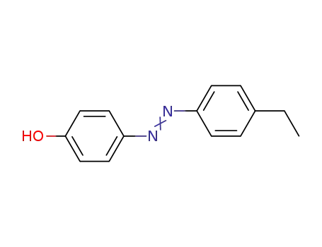 Molecular Structure of 2497-34-9 (4-[(4-Ethylphenyl)azo]phenol)