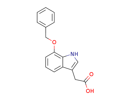 1H-Indole-3-aceticacid, 7-(phenylmethoxy)-